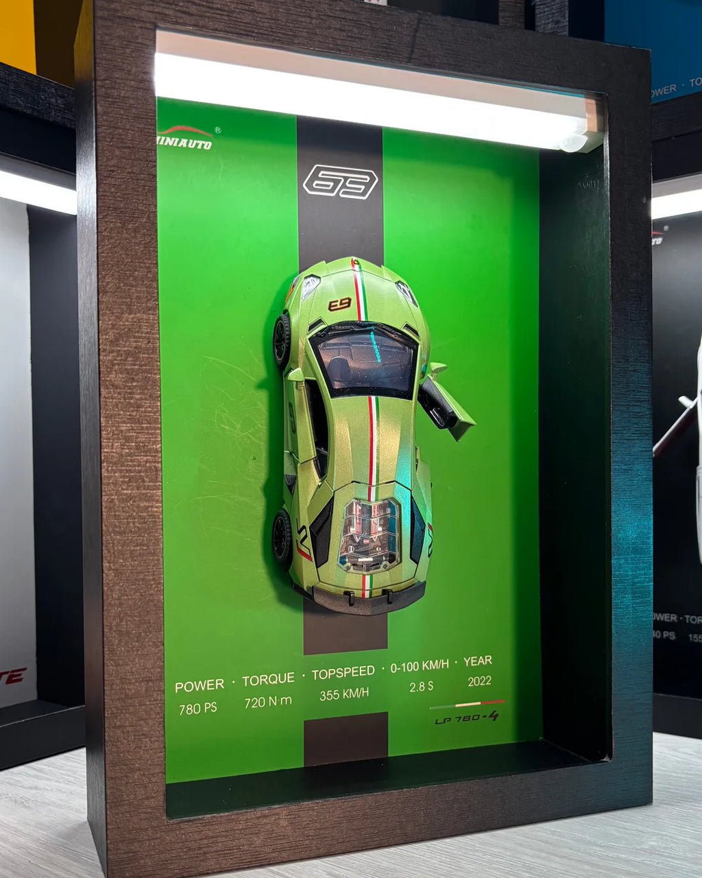 Cuadro 3D de súper coches